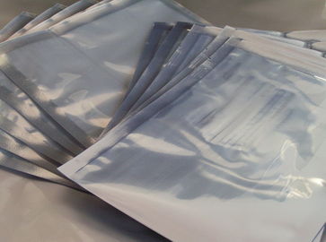 Ziplock εκτύπωσης συνήθειας φύλλο αλουμινίου ένα δευτερεύουσες διαφανείς σαφείς VMPET/αλουμινίου φύλλων αλουμινίου συσκευάζοντας τσάντες φύλλων αλουμινίου σακουλών πλαστικές