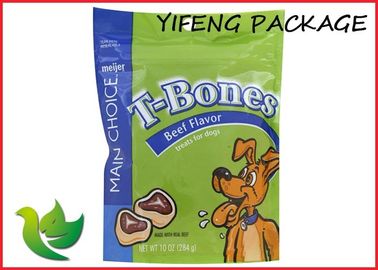 Πλαστική στάση συσκευασίας τροφίμων επάνω στις σακούλες για την τσάντα τροφίμων σκυλιών/τροφίμων σκυλιών φερμουάρ