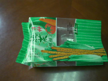 Πράσινη δευτερεύουσα συσκευασία σακουλών τροφίμων Gusseted για το μπισκότο PET/CPP