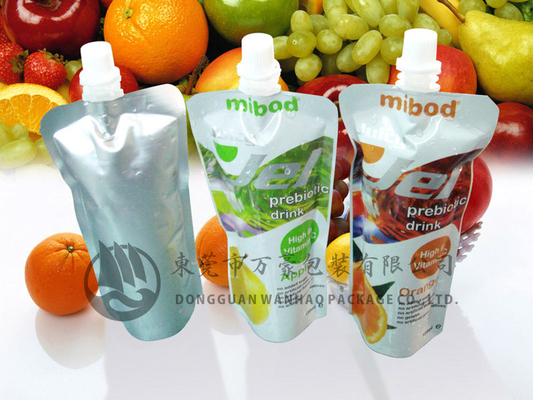 Στάση Eco έγκρισης FDA επάνω στην υγρή συσκευάζοντας τσάντα σακουλών σωλήνων ποτών/τη Reclosable ΚΑΠ