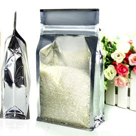 Ένα δευτερεύουσες σαφείς Resealable πλαστικές τσάντες, Reclosable στάση επάνω στις σακούλες φύλλων αλουμινίου