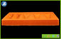 Πορτοκαλιά ορθογώνια συσκευασία καρτών φουσκαλών δίσκων PVC πλαστική καλλυντική